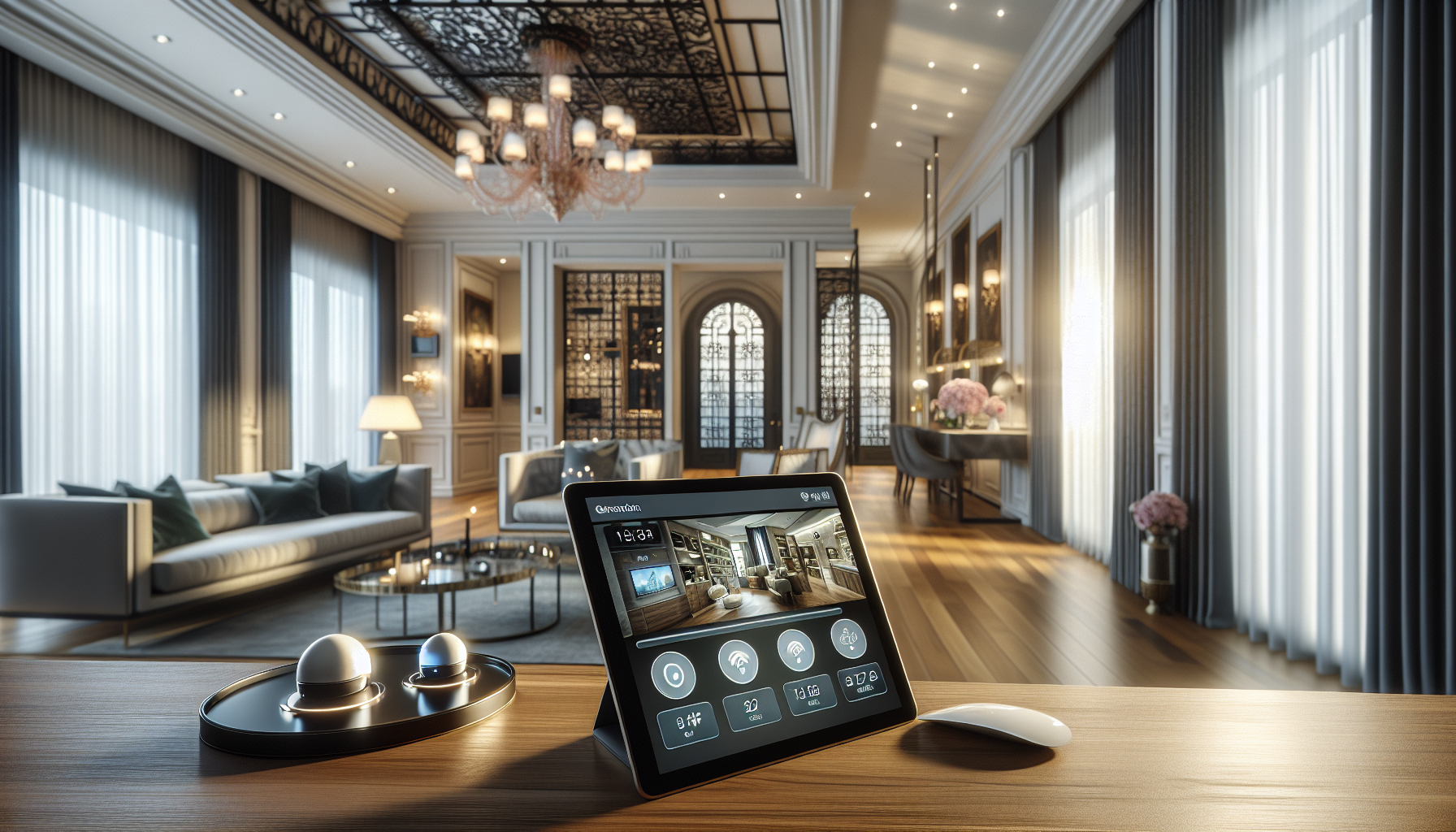 Smart home devices showcasing IoT technology