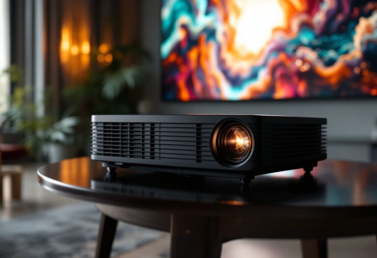 Sony Bravia Projector 8 in a modern home cinema setup