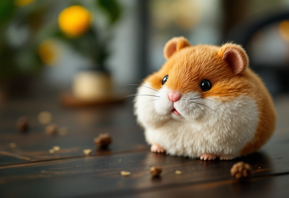 Colorful Hamster Taba squishy toy for relaxation